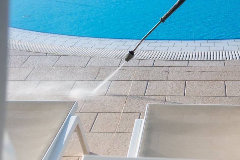 Pool area cleaning