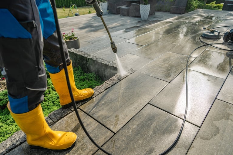 Patio cleaning
