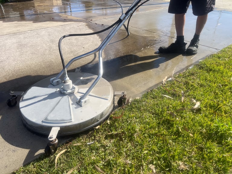 Driveway cleaning